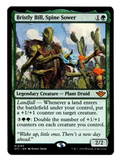 Magic the Gathering MTG: Bristly Bill, Spine Sower (OTJ) Mythic #157 - Image 1