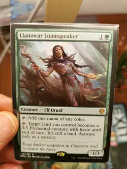 Orateur du terreau de LlanowarDominaria Uni - Llanowar Loamspeaker MTG - Image 1