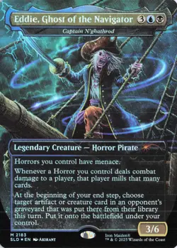 Eddie, Ghost of the Navigator - Captain N'ghathrod (Rainbow Foil), #2183, SLD, F - Image 1