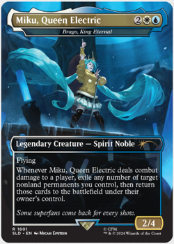 2025 SUPER DROP - SECRET LAIR X HATSUNE MIKU: WINTER DIVA EN NON-FOIL EDITION - Image 3