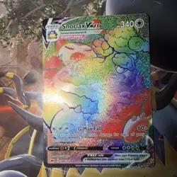 2020 Pokemon TCG - Snorlax Vmax Rainbow - Sword & Shield Secret Rare #206/202 MT - Image 1
