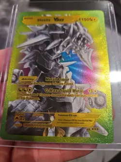 Steelix Rainbow Foil Fan Art Vinyl Collector Pokemon Card 6/8 - Image 5