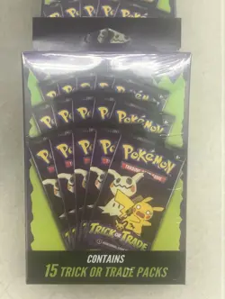 Pokemon Trick or Trade Booster Pack box - 15 Packs 2025 NEW Walgreens Exclusive - Image 1