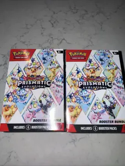Pokemon TCG Scarlet & Violet Prismatic Evolutions 2 Booster Bundles Sealed🔥🔥 - Image 1