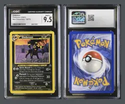 Pokemon Neo Discovery Umbreon 2001 32/75 Unlimited CGC 9.5 MINT POP 9 - Image 3