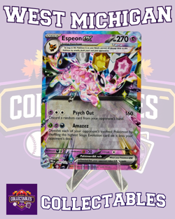 Espeon ex 034/131 Sv: Prismatic Evolutions Holo Pokemon NM Free Shipping - Image 1
