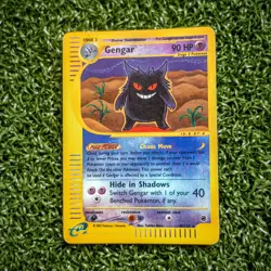 Pokemon Gengar 48/165 Expedition Base Set Reverse Holo LP Rare Unlimited 2002 - Image 1
