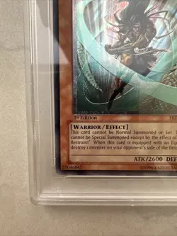 YUGIOH GEARFRIED THE SWORDMASTER 1st Edition Ultimate Holo FET-EN022 NM-MT PSA 8 - Image 4