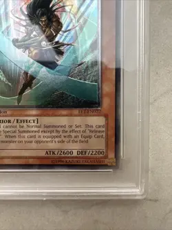 YUGIOH GEARFRIED THE SWORDMASTER 1st Edition Ultimate Holo FET-EN022 NM-MT PSA 8 - Image 5