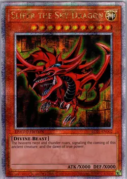 Yugioh LC01-EN002 Slifer the Sky Dragon (QUARTER CENTURY SECRET RARE) NM - Image 1