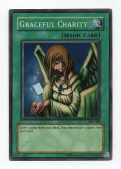 Graceful Charity SDP-040 Unlimited Edition Super Rare Yu-Gi-Oh - Image 1