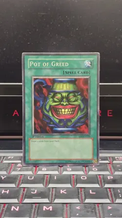 Yugioh! LP Pot of Greed - SD3-EN019 - Common - 1st Edition Lightly Played, En - Image 1
