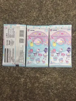 3x pack STAR KABAO Sanrio trading cards, Official kuromi, hello kitty, my melody - Image 2
