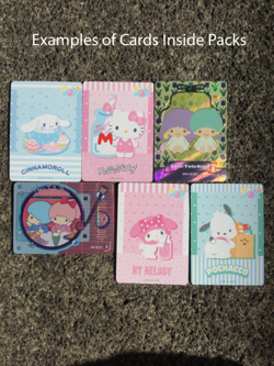 3x pack LIFE KABAO Sanrio trading cards, Official kuromi, hello kitty, my melody - Image 4