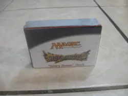 VINTAGE MAGIC THE GATHERING ONSLAUGHT IVORY DOOM DECK OF CARDS STILL SEALED READ - Image 1