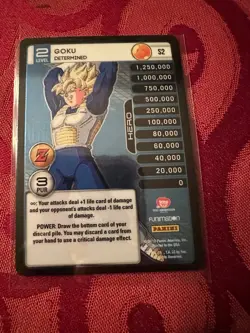2016 Panini's Dragon Ball Z TCG - Set 7: Awakening #S2 Card Goku - Image 1