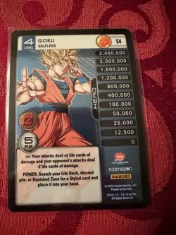 2016 Panini's Dragon Ball Z TCG - Set 7: Awakening #S4 Card Goku - Image 1