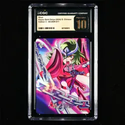 CGC Pristine 10 KAYOU 2024 Saint Seiya 3 CCG Card SS-BSR-011 Shun 453/599 - Image 1