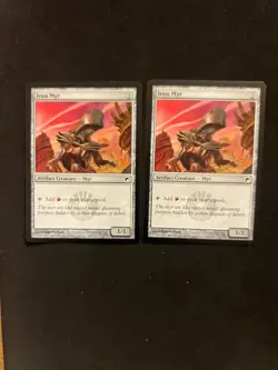 Iron Myr x2 [Scars of Mirrodin] Magic MTG Cards LP - Image 1
