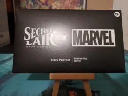 SECRET LAIR X MARVEL'S BLACK PANTHER Rainbow Foil MTG NIB - Image 1