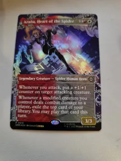 Arana, Heart of the Spider (Borderless FOIL) R Marvel's Spider-Man 213 - Image 1