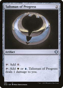 Talisman of Progress [Starter Commander Decks] Magic MTG - Image 1