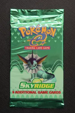 2003 Pokemon Skyridge Booster Pack - Vaporeon Artwork (Factory Sealed) - Image 1