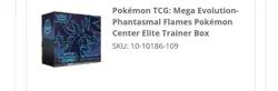 Phantasmal Flames: Pokemon Center ETB - PREORDER - (SHIPS AFTER 11/14) PRESALE - Image 2