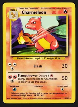 Charmeleon 24/102 Base Set 1999 - Pokemon TCG - Image 1