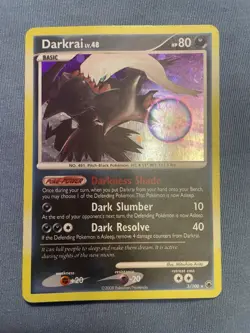 Pokemon TCG Darkrai 3/100 Reverse Holo Rare Majestic Dawn - LP+ Pokemon Card - Image 1
