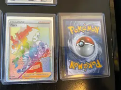 Lot 7 Full Art Trainer Rainbow Rare MINT - Shauna, Nessa Pokemon cards - Image 2