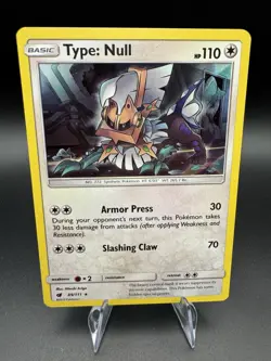 Type: Null 89/111 Holo Rare Crimson Invasion Sun & Moon Pokemon Card 2017 NM - Image 1