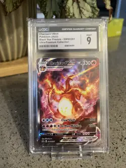 Pokemon Charizard VMAX SWSH261 Black Star Promos - CGC Grade 9 Mint. - Image 1