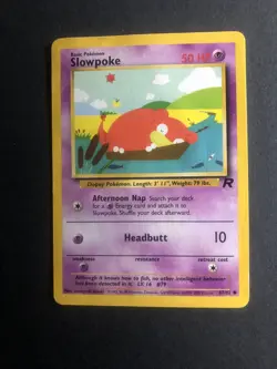 Pokemon TCG Slowpoke Team Rocket 67 Regular Unlimited Common - Image 1