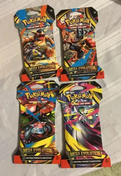 Pokemon TCG Mega Evolution Sleeved Booster Lot -30 PACKS!❤ - Image 2