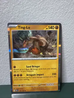 Ting-Lu #109/182 - Holo - SV04: Paradox Rift Pokemon TCG - Image 1