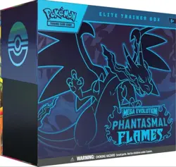 Pokemon TCG Mega Evolution Phantasmal Flames Elite Trainer Box SHIPS 11/14 - Image 1