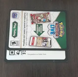 Pokemon TCG Live Code: Kangaskhan ex Battle Deck Code *Send within 24hrs - Image 1