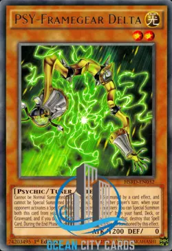 Yugioh HSRD-EN032 Psy-Framegear Delta Rare 1st Ed - Image 1