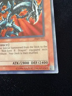 Red-Eyes Black Metal Dragon FMR-001 Yu-Gi-Oh! Forbidden Memories, Ungraded - Image 2