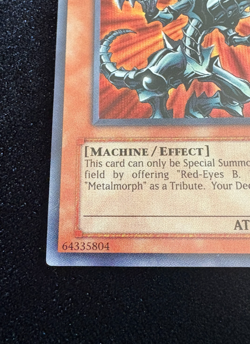 Red-Eyes Black Metal Dragon FMR-001 Yu-Gi-Oh! Forbidden Memories, Ungraded - Image 3