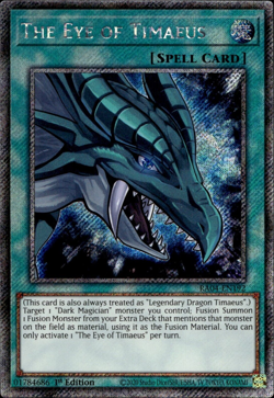 The Eye Of Timaeus - Platinum Secret Rare 1st Edition RA04-EN192 - NM - YuGiOh - Image 1