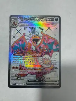 Charizard ex 215/197 Obsidian Flames Holo Full Art Ultra Rare Pokemon Card M/NM - Image 1
