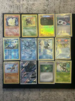12 Holo Rare Reverse Holo GX Lot Of Pokemon Cards - Image 1