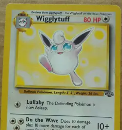 Wigglytuff 32/64 Rare Non-Holo Jungle Set Pokemon Card LP - Image 2