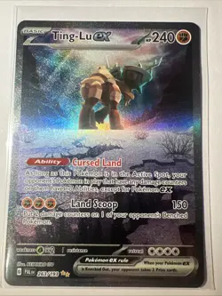 Pokemon TCG Ting-Lu EX Scarlet & Violet Paldea Evolved Holo Card 263/193 - Image 1