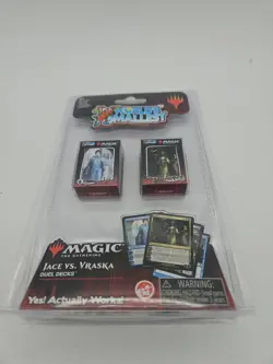 Worlds Smallest Magic The Gathering Game 120 Cards Ajani vs Bolas Duel Deck - Image 1