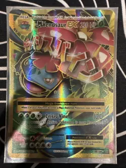 Pokemon TCG Mega-Venusaur-EX Evolutions Holo Full Art Ultra Rare Card 100/108 - Image 1