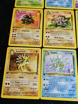 Pokemon Fossil 1st Edition Set Of 15 Uncommon Cards 31-45/62 NM/Uncirculated - Image 4