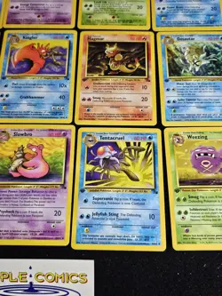Pokemon Fossil 1st Edition Set Of 15 Uncommon Cards 31-45/62 NM/Uncirculated - Image 5